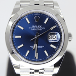 2023 ROLEX DATE JUST 41 BLUE 41MM 126300