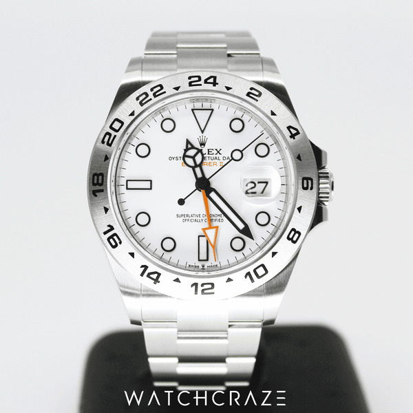 2023 ROLEX EXPLORER II WHITE DIAL 42MM 226570