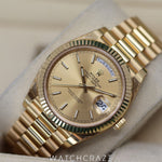 2021 ROLEX DAY-DATE GOLD 40MM 228238