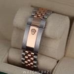 2023 ROLEX DATEJUST SLATE DIAL 36MM 126231 TWO TONE ROSE GOLD STAINLESS STEEL