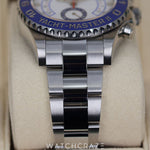 2018 ROLEX YACHTMASTER 2  WHITE DIAL 44MM 116680 STAINLESS STEEL