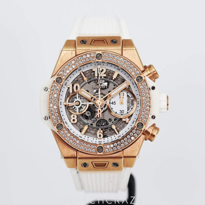2021 Hublot Unico Big Bang Rose Gold Diamond Bezel 42MM 441.02.2010.rw.1104