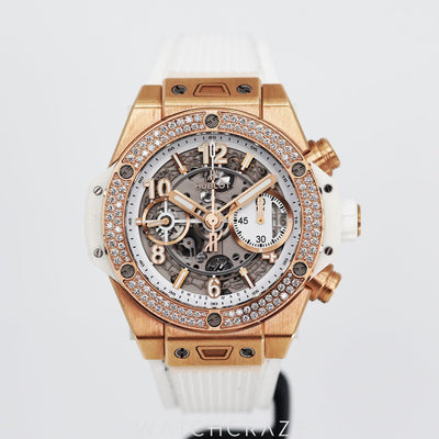 2021 Hublot Unico Big Bang Rose Gold Diamond Bezel 42MM 441.02.2010.rw.1104