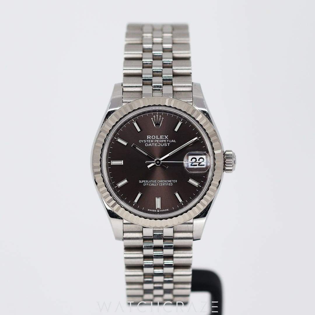 2022 ROLEX DATEJUST GREY DIAL 31MM 278274