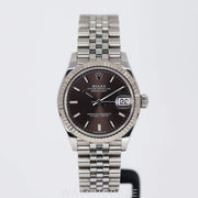 2022 ROLEX DATEJUST GREY DIAL 31MM 278274