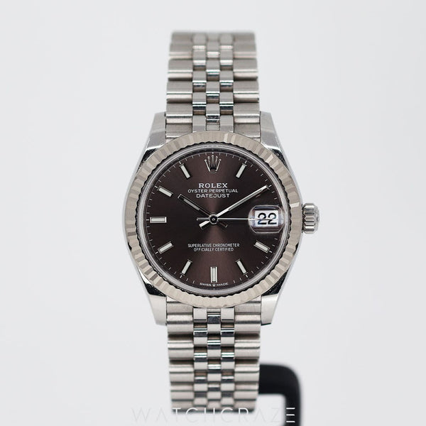 2022 ROLEX DATEJUST GREY DIAL 31MM 278274