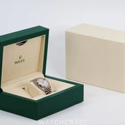 2023 ROLEX DATEJUST TWO TONE PALM MOTIF DIAL 36MM 126231