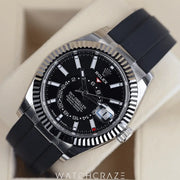 2024 ROLEX SKY-DWELLER WHITE GOLD OYSTERFLEX 42MM 336239
