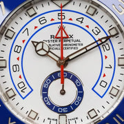 2018 ROLEX YACHTMASTER 2 WHITE DIAL 44MM 116680 STAINLESS STEEL