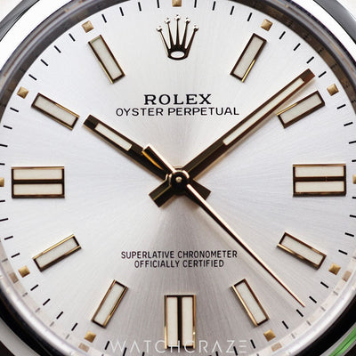 2024 ROLEX OYSTER PERPETUAL SILVER DIAL 41MM 124300