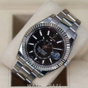 2018 ROLEX SKY-DWELLER BLACK DIAL 42MM 326934