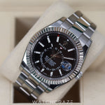 2018 ROLEX SKY-DWELLER BLACK DIAL 42MM 326934