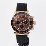 2022 ROLEX DAYTONA ROSE GOLD CHOCOLATE DIAL 40MM 116515LN