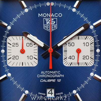 2023 TAG HEUER MONACO CALIBRE 12 CHRONOGRAPH 39MM CAW2111.FC6183