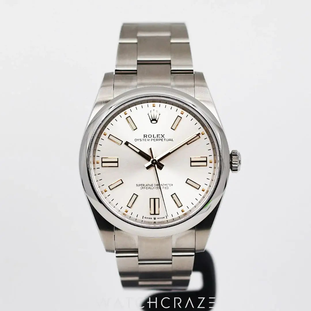 2024 ROLEX OYSTER PERPETUAL SILVER DIAL 41MM 124300