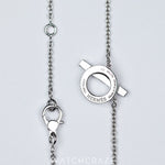 HERMES FINESSE PENDANT 18K WHITE GOLD 0.46CT DIAMONDS H219310B 00