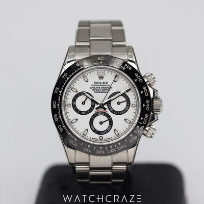 2016 ROLEX DAYTONA “PANDA” 40MM 116500LN RX8 STICKERS SERVICED 2022