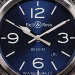 2019 BELL & ROSS BLUE STEEL 42MM BR-03-92-DIVER