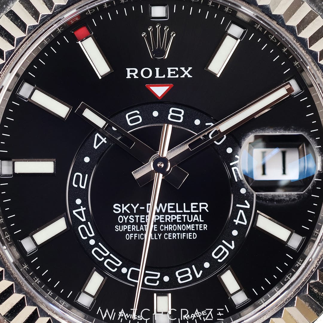 2018 ROLEX SKY DWELLER BLACK DIAL 42MM 326934