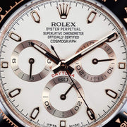 2018 ROLEX DAYTONA ROSE GOLD IVORY DIAL 40MM 116515LN