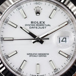 2022 ROLEX DATEJUST WHITE DIAL 41MM 126334 STAINLESS STEEL