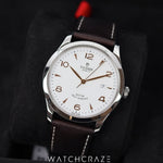 2022 TUDOR 1926 WHITE DIAL BROWN LEATHER STRAP 41MM 91650