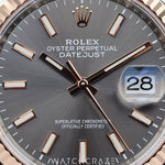 2023 ROLEX DATEJUST SLATE DIAL 36MM 126231 TWO TONE ROSE GOLD STAINLESS STEEL