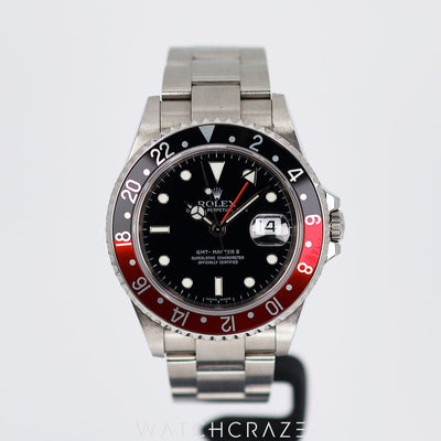 2007 ROLEX GMT MASTER II "COKE" 40MM 16710