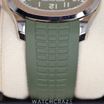2020 PATEK PHILIPPE AQUANAUT GREEN DIAL WHITE GOLD 42.2MM 5168G-010