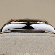 2024 ROLEX DATEJUST TWO TONE YELLOW GOLD AND STEEL CHAMPGANE DIAL 36MM 126233