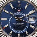 2022 ROLEX SKY-DWELLER BLUE DIAL 42MM 326934