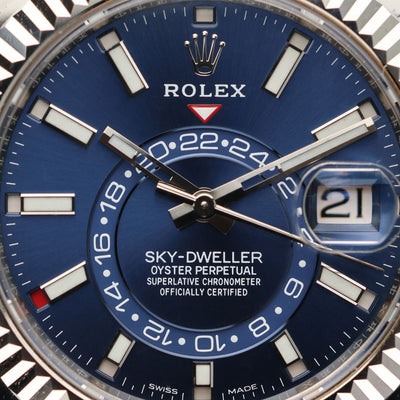 2022 ROLEX SKY-DWELLER BLUE DIAL 42MM 326934