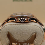 2022 ROLEX DAYTONA ROSE GOLD BROWN DIAL 40MM 116505