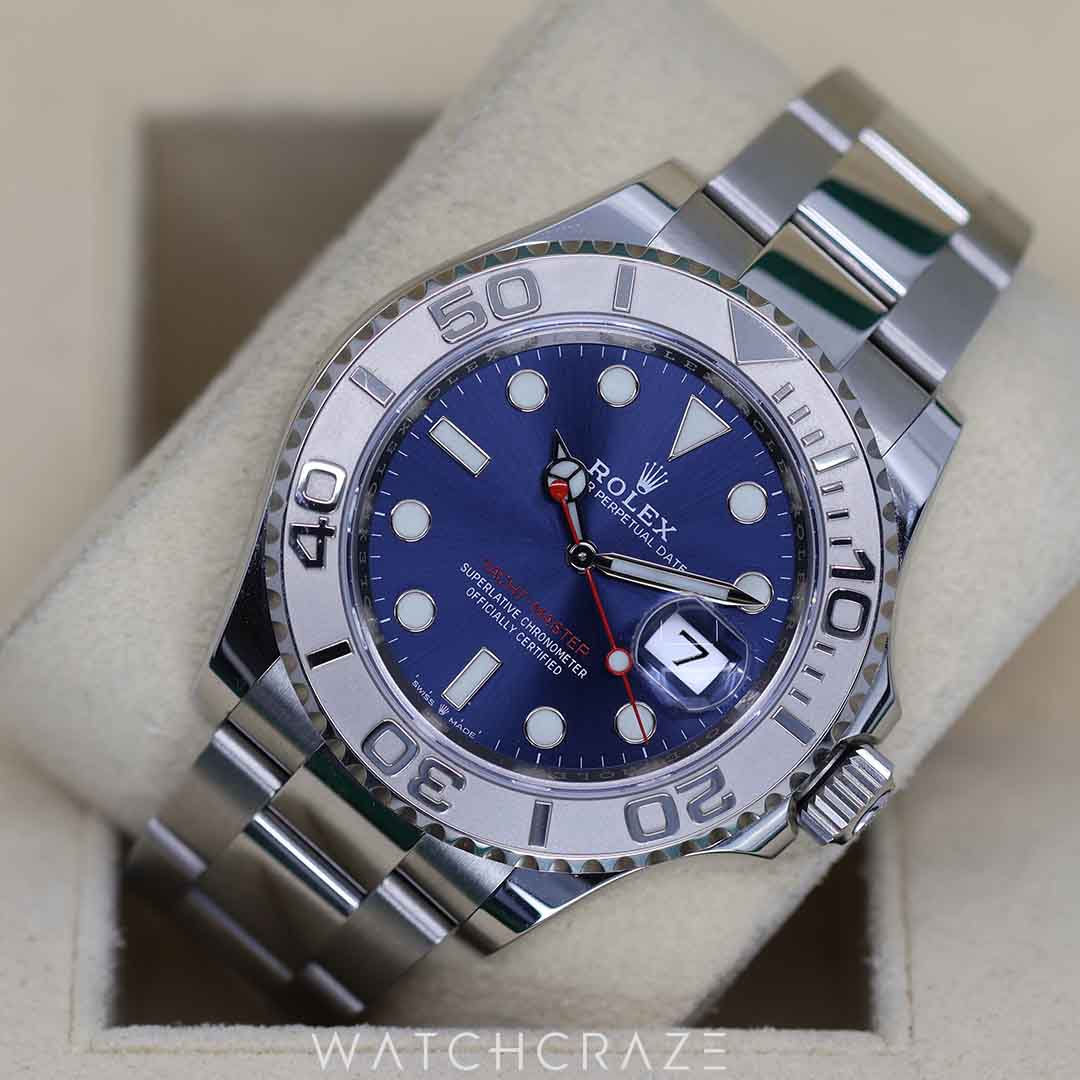 2020 ROLEX YACHTMASTER BLUE DIAL 40MM 126622 WATCHCRAZE 1800 118 228