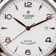 2022 TUDOR 1926 WHITE DIAL BROWN LEATHER STRAP 41MM 91650