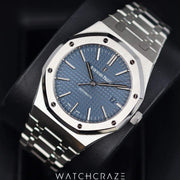 2015 AUDEMARS PIGUET ROYAL OAK 41MM BLUE DIAL 15400ST.OO.1220ST.03