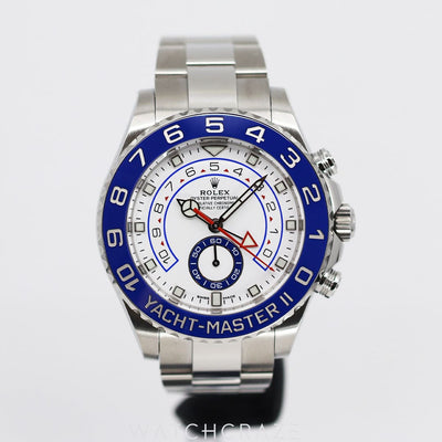 2018 ROLEX YACHT-MASTER II 44MM 116680 STAINLESS STEE>
