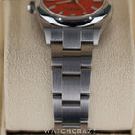 2022 ROLEX OYSTER PERPETUAL RED DIAL 31MM 277200