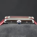 2023 CARTIER TANK MUST CLARET LAQUERED DIAL WSTA0054