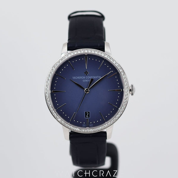 2023 LADIES VACHERON CONSTANTIN PATRIMONY BLUE DIAL 36.5MM X41GB908