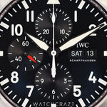 2014 IWC PILOT CHRONOGRAPH BLACK DIAL 42MM IW377709