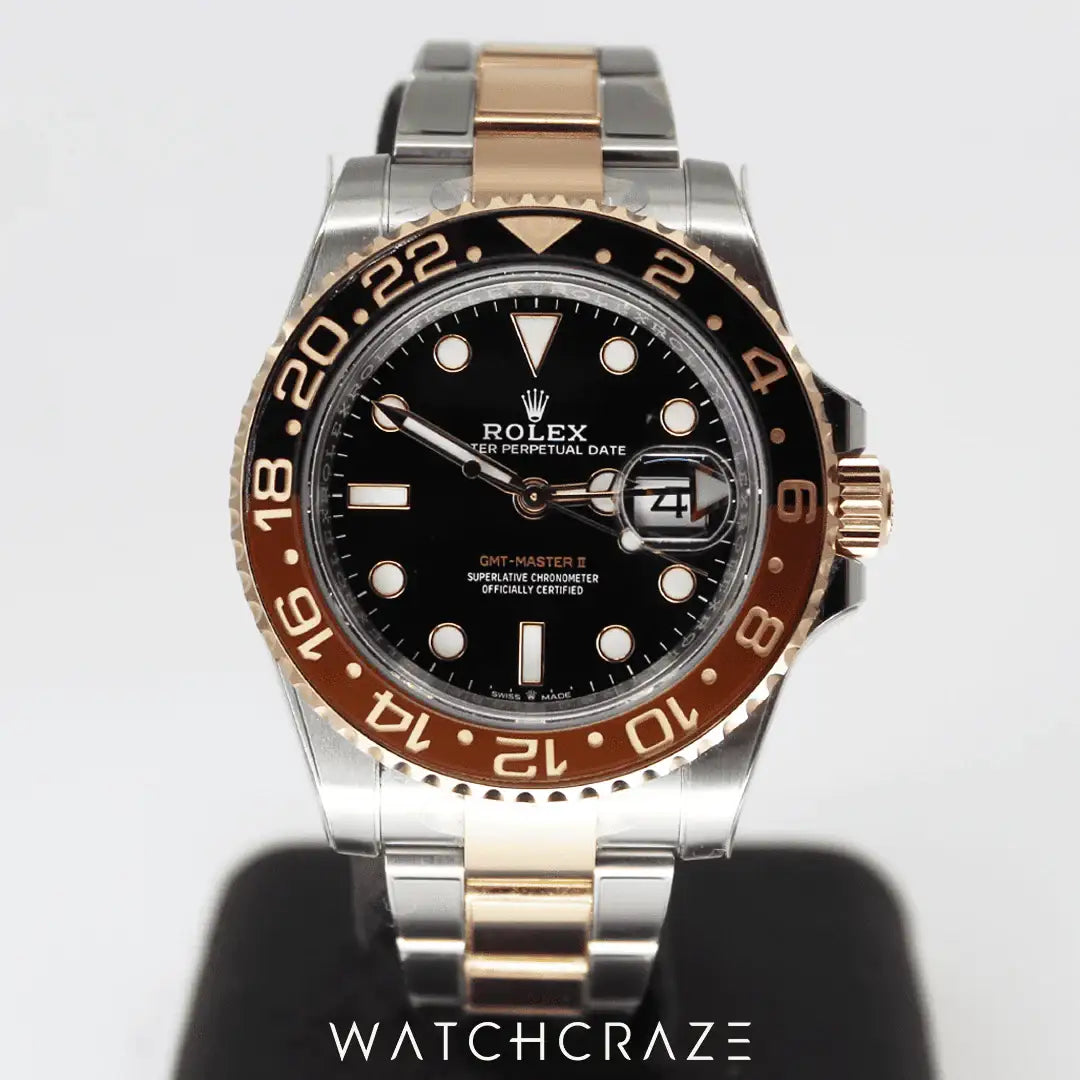 2022 ROLEX GMT MASTER II ‘ROOT BEER’ TWO TONE 40MM 126711CHNR