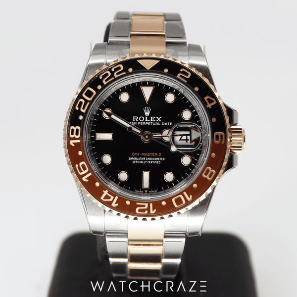 2022 ROLEX GMT MASTER II ‘ROOTBEER’ TWO TONE 40MM 126711CHNR