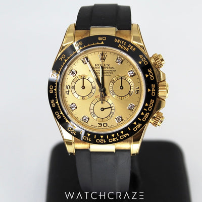 2020 ROLEX DAYTONA DIAMOND MARKERS 40 MM 116518LN