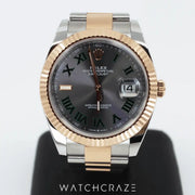 2023 ROLEX DATE JUST 41 WIMBLEDON DIAL TWO TONE 126331