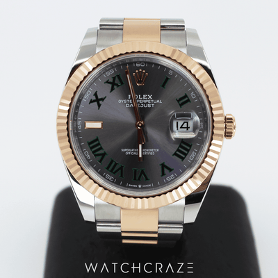 2023 DATE JUST 41 WIMBLEDON DIAL TWO TONE 126331