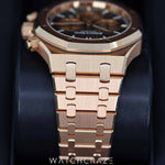 2019 AUDEMARS PIGUET ROYAL OAK CHRONOGRAPH ROSE GOLD 41MM 26331OR.00.12200R.02