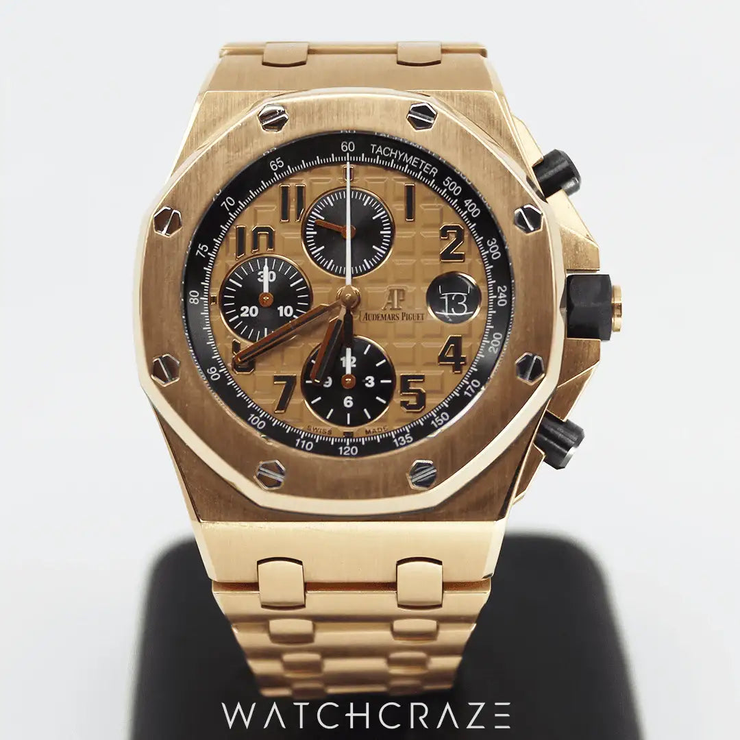 2017 AUDEMARS PIGUET ROYAL OAK OFFSHORE CHRONOGRAPH 42MM 26470OR.OO.1000OR.01