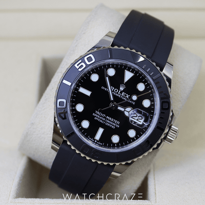 2022 ROLEX YACHT-MASTER OYSTER-FLEX WHITE GOLD 42MM 226659