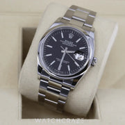2021 ROLEX DATEJUST 36 BLACK DIAL 36MM 126200